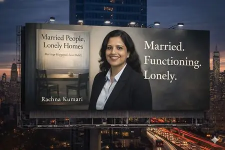 Rachna's 1st book "Married People, Lonely Homes" is published and available on amazon. It's based on true stories