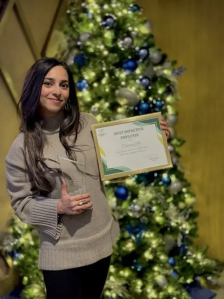 Awarded as a most impactful employee of the year 2025!