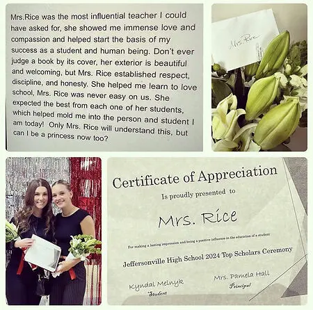 This photograph was taken the day a former student presented me with the Top Scholar Educator Influencer Certificate. It was a truly full-circle moment—this little girl from a decade ago, once sitting in my classroom, was now standing before me, celebrating my work and impact. To be recognized by someone whose journey I once helped shape was both humbling and heartwarming—a sweet reminder of why we show up every single day for our students.
