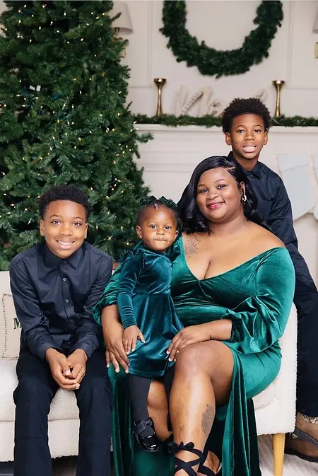 My three beautiful children and I. 
