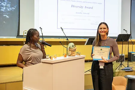 I was honored to receive the CEC 2024 JAEDI Award for fostering and advancing justice, access, equity, diversity, and inclusion in our workforce, workplace culture, and programmatic work.