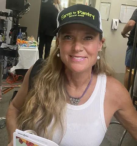 Filming a community commercial for KRCB-TV