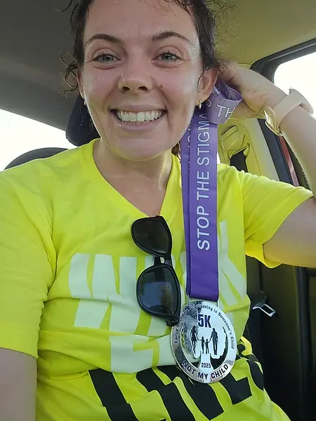 2nd year in a row for 5k run: not my child: fentynal awareness run. 