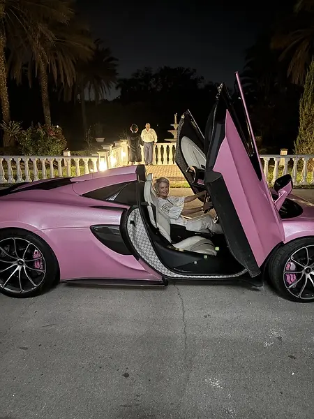 Me in my dream car