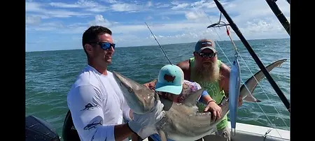 My first ever shark catch and release off the coast of Fernandina Beach, Florida. 