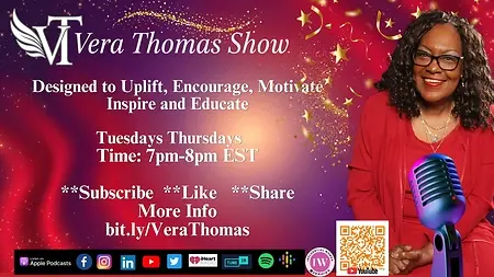 Vera Thomas Show Designed to uplift, encourage, motivate, inspire and educate.  Seeking guest to help do those things. https://www.youtube.com/@VeraThomasShow/