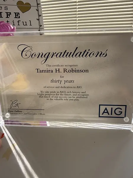 30 years AIG 10/15/95 start date