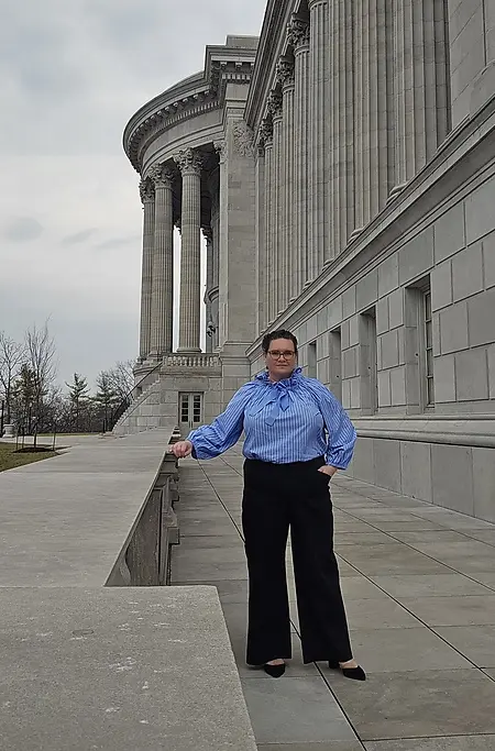 Visiting the Missouri State Capital to advocate for healcare reform. 