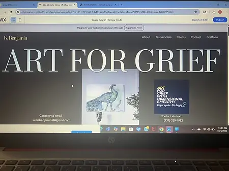 A tremendous milestone for me was finally creating my online sight for my artwork “ Art For Grief”!! It was not until the following year of my father passing on Christmas Eve 12/24/24 that I finally found the courage to continue his legacy with touching people’s lives with dimensional empathy artwork!!! God gave me a dream one night to Begin Again” and confirmation followed when my fiancé had a dream concerning the name of my art page” AFG @Art For Grief!! It’s still in the birthing stages and I’m so excited about where it will lead!!