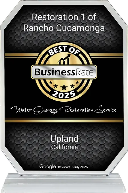 Earning the Best of Business Rate 2025 award for Water Damage Restoration Services in Upland, CA is a reflection of the trust our community has placed in us. In just over a year of business, we’ve had the privilege of serving homeowners during some of their most challenging moments. This recognition isn’t just about the work; it’s about the relationships, the integrity behind every decision, and the commitment to showing up for our clients with empathy and excellence every single time.