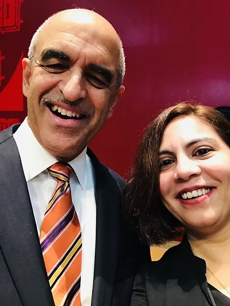 This is with Prof. Shrikant Datar (Dean of Harvard Business School) during my convocation during 2022