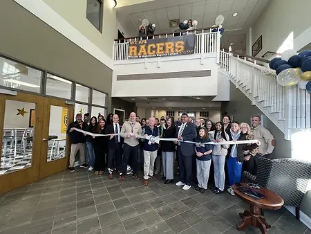 Ribbon Cutting on January 12, 2025 for the Hopkinsville Racer Academy Dual Credit program on the Murray State Hopkinsville Regional Campus in partnership with Christian County Public Schools 