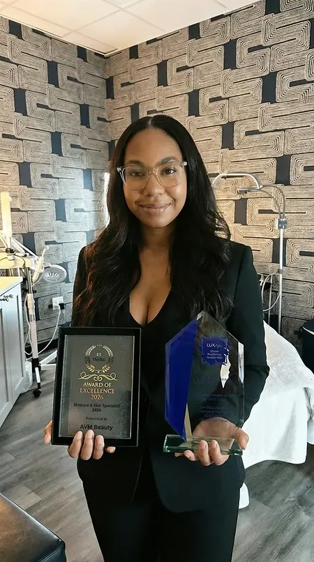 Twenty-five years of showing up for the beauty industry, and it showed up twice.
LUXlife Global Excellence Award 2025 and E2 Media Award of Excellence 2026, both presented to AVM Beauty. Grateful, grounded, and still building.