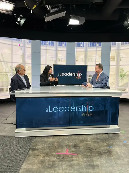 Leadership isn't built in a single moment - it's shaped through conversations, experiences, and a willingness to keep learning. This behind-the-scenes photo was taken during a taping of The Leadership Voice at California State University, where I joined fellow executives to discuss Talent Transitions and the future of work. Throughout my journey, I've learned that influence happens when we use our experiences not only to grow ourselves, but to help others navigate their own paths forward.