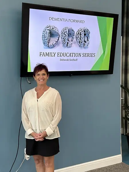 This moment feels like a milestone. Dementia Forward Family Education Presentation 2023.

What once lived in my heart is now something I get to share with families in a real, meaningful way. With the support behind me, I’m able to show up fully grounded, confident, and aligned in this work.