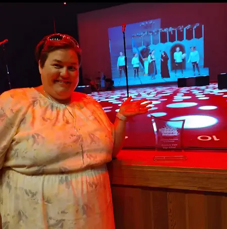 My last year as a highschool teacher I won a Jimmy award for best ensemble in a musical for Cinderella. 