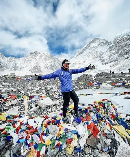 Everest Base Camp taught me that endurance is not glamorous. At 17,598 feet, with roughly 50% of the oxygen available at sea level, every step demanded humility, teamwork, and grit. It reminded me that growth often comes through discomfort, and that both in leadership and in healing, we sometimes lead, sometimes follow, and always keep going. So many dramatic moments from “where the heck is my lip gloss my lips are on fire,” to “seek support from my teammates when my own mental health was slipping during this trek.” The mountain made the struggle visible. In my work, so much of the struggle is invisible — and that is why I try to help people carry it, name it, and move through it with more strength and less shame.