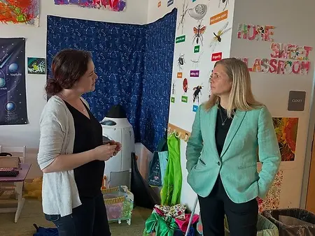 Discussion and tour of our school with a gubernatorial candidate 