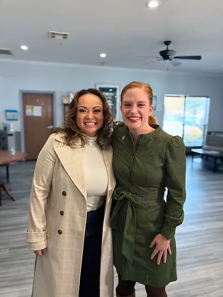 Pictured with Senator Molly Cook during her tour of Misty Willow Healthcare in Houston, Texas.