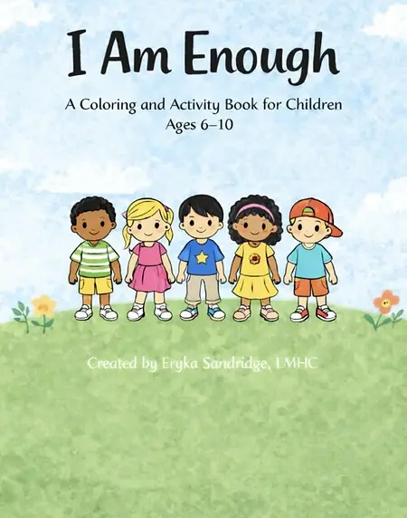 The first coloring and activity book of my children's series that I created. 