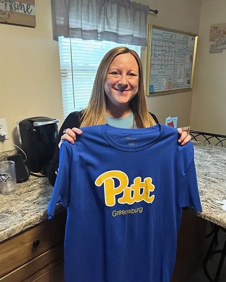 Some Pitt swag that was gifted to me after my talk with students from the University of Pittsburgh's Creative and Professional Writing department. 