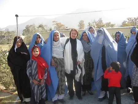 At the Women's Garden, Afghanistan