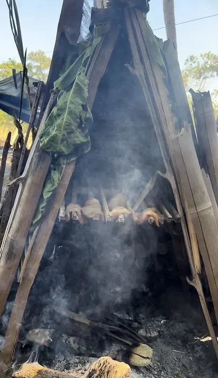 I spent nine days on a primitive survival trip in Panama, where I independently built a smoker to prepare fish for the two other individuals in my group.