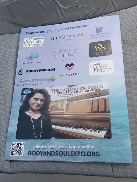 My radio show is being advertised in the BodySoulExpo ,May 2026 magazine!