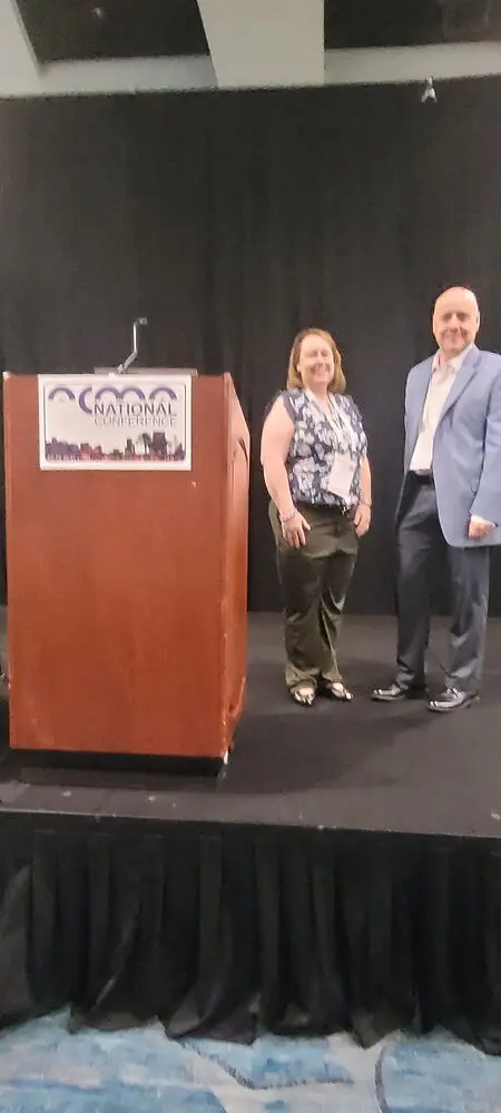 A bit blurry, this is just before my presentation at the ACMA National Conference April 2026!