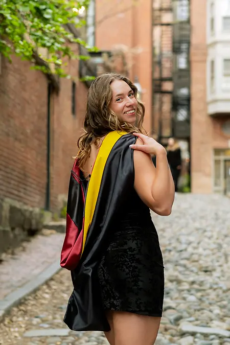 Graduating with my Masters of Science
