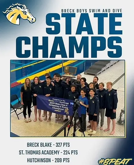 The day of my swim team's EIGHTH Straight Championship Win!  They won based on their mental toughness!