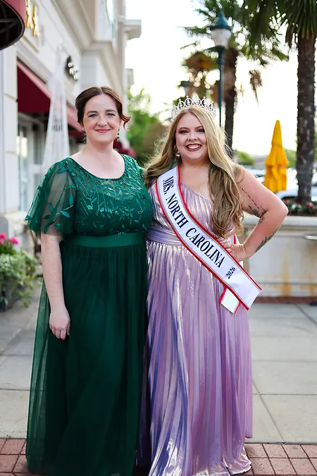 Attending a gala supporting mental health support as United Crown of America's Mrs. North Carolina.