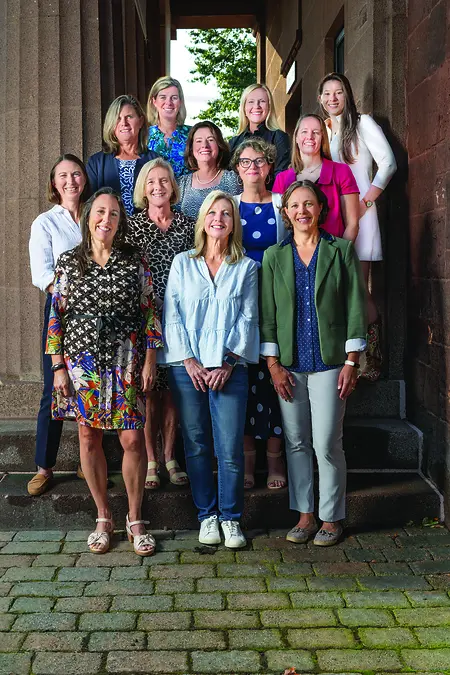 In the fall of 2024, Jacqueline highlighted a group of women in senior leadership roles who are driving Avon Old Farms School forward. She is in the top right. 