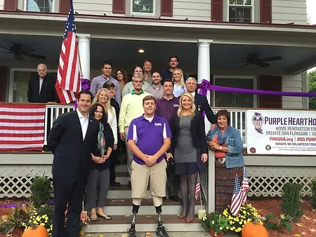 Engaging the community to renovate a Vietnam veteran's home bring purpose and giving back meaning