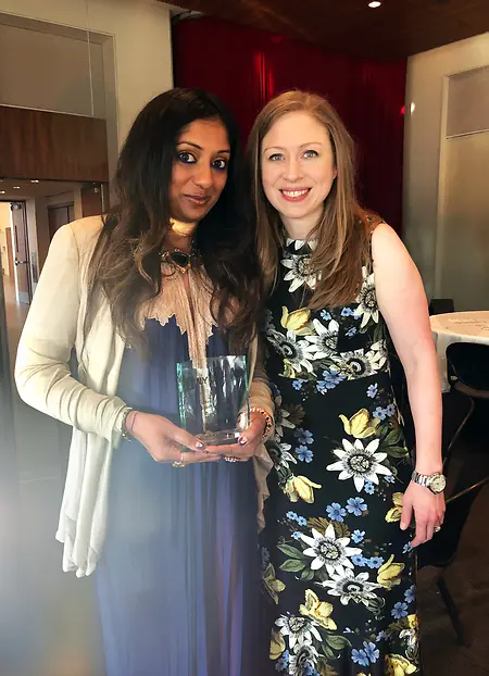 Awarded Chaplain of the Year by Chelsea Clinton for my interfaith initiatives and programming. I'm the Hindu Chaplain / Founder of NYU Hindu Center