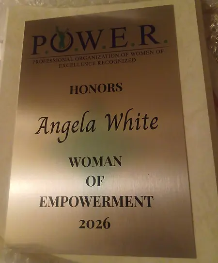 CEO,Owner Angela's Fashion Apparel online business:
Author of my Vibes and Verses understanding the mind. 
Currently featured in P.O.W.E.R magazine and Voyage Baltimore magazine, Global Recognition Award, Newsbreak 