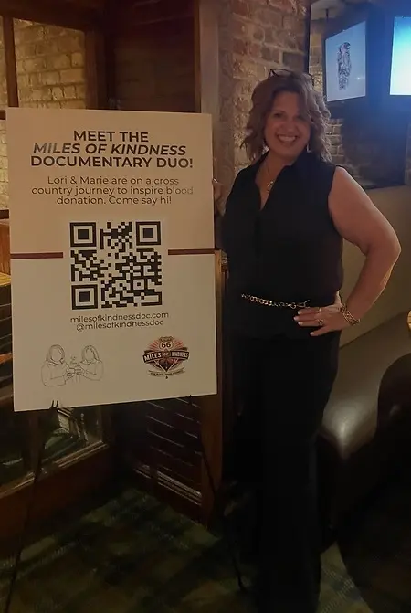 Sharing the excitement at our @milesofkindnessdoc.com kick off party in Cranford, NJ