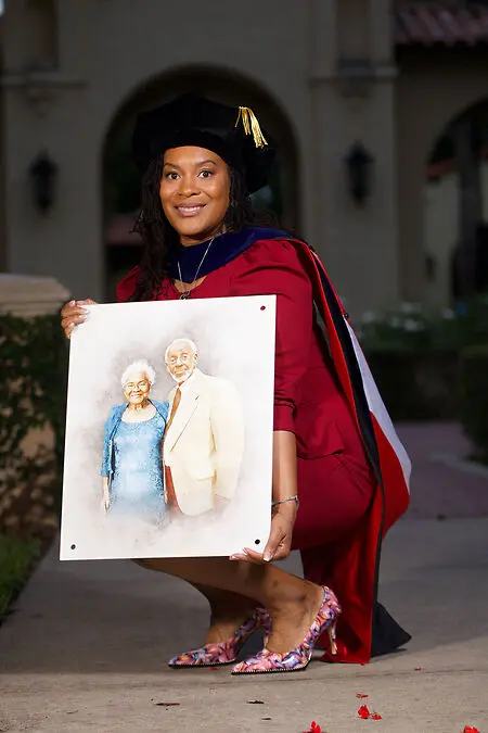 Honoring my parents as a May 2026 Ph.D. graduate. 