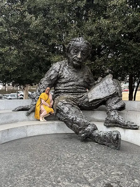 Standing beside Einstein at the National Academies in Washington, D.C., I couldn’t help but reflect on the power of curiosity, courage, and imagination. “Logic will get you from A to B. Imagination will take you everywhere.” — Albert Einstein