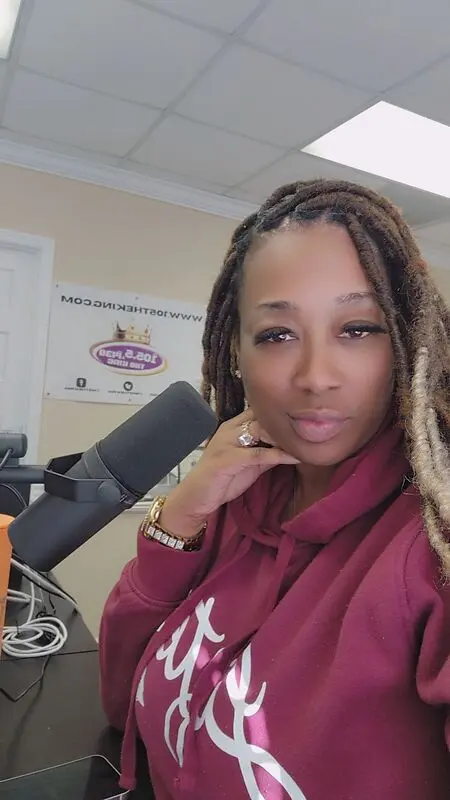 Behind the radio on 104.5 fm ,1010 the king radio station.