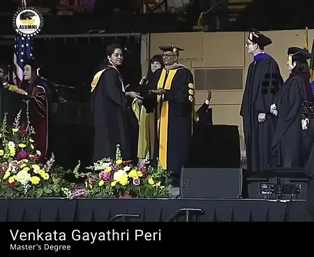 Master's Earned - Graduation Ceremony