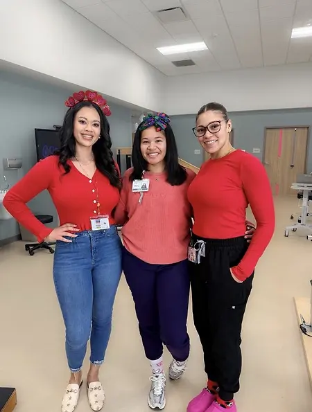 Seeing red for a good cause! ❤️ This day, our amazing team was sporting red to raise awareness for heart disease. 