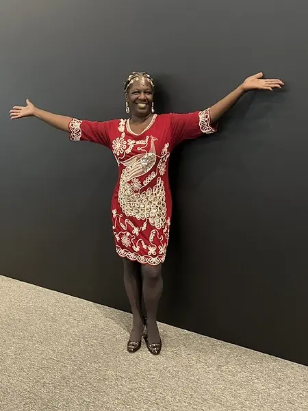 Capturing a Cultural Artistic Attire Demonstrative of Ministering to Women of Diversity.