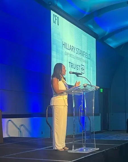 Presenting at the Atlanta Business Chronicle's CFO of the Year Awards was so meaningful to me. It was an honor to recognize leaders who drive growth, strategy, and innovation -- and many of whom I've had the pleasure of working with through my career journey.