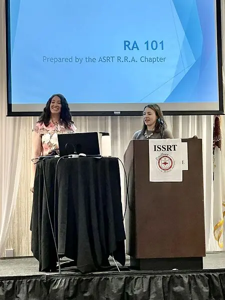 Presenting at the ISSRT convention for radiology.