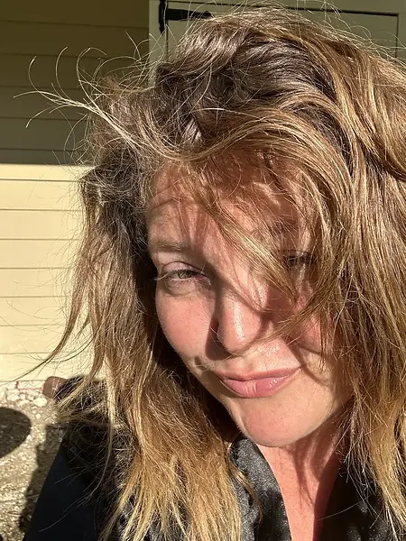 Now this is what I call a hairstyle! You know... bedhead.... they make it look so sexy in the movies, but some days, it is NOT sexy at all!  Taking the path of full authenticity, showing my flaws, my "realness" and embracing the attitude that I can laugh at myself, and through laughing at myself I'm loving myself is how I choose to look at it.  Inspiration can come from anywhere, and pausing to laugh in this moment was the catalyst for even more creative magic! 