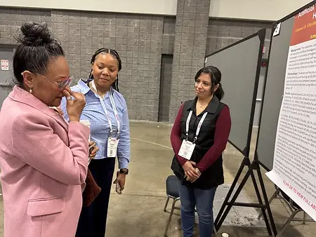 Presenting a poster at the 2025 APHA