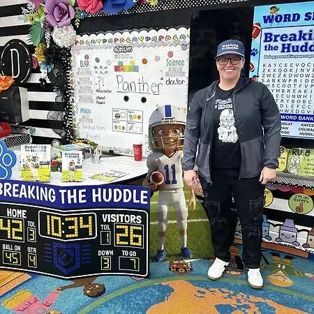 Every classroom visit reminds me why I built this. Breaking the Huddle Education was never meant to be just one book, it is a whole world I get to keep building, one story at a time.