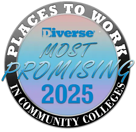 We were voted Most Promising places to work in 2025 and 2026 in Community Colleges.