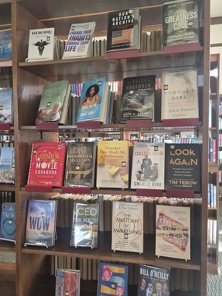 I'll never forget receiving this picture from one of my nursing students. She knew I wrote a book, and she'd read it. But what happened next stunned her, and me too. She entered her local library and my book *Heroine: Decide and Conquer* had made the main display. There my book sat for all to see, in the top left corner of the shelf. It brought tears to my eyes.